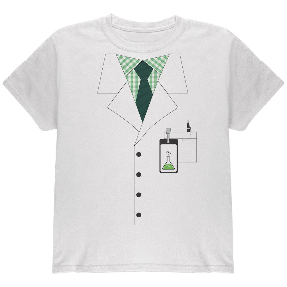 Scientist Costume Youth T-Shirt Youth T-Shirts Old Glory LG White