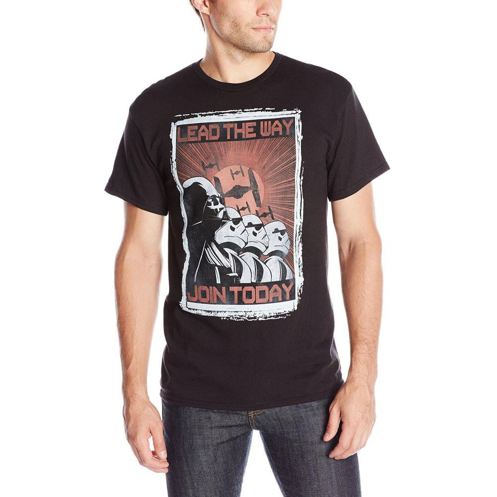 Star Wars - Lead the Way Adult T-Shirt Men's T-Shirts Star Wars 2XL Black