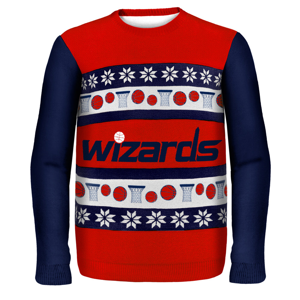Washington Wizards - One Too Many Ugly Christmas Sweater Men's Sweaters Parody MD Red