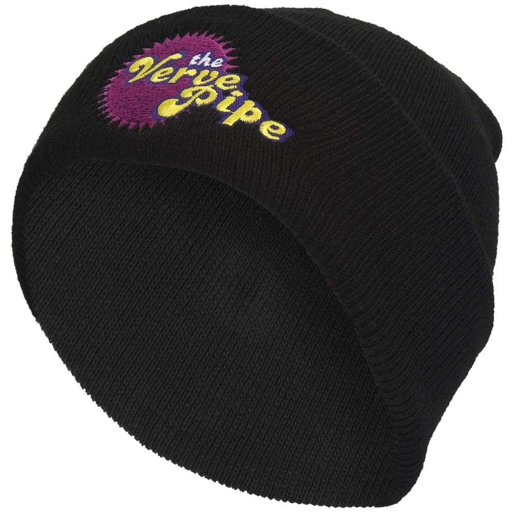 Verve Pipe - Purple Sun Logo - Knit Hat - Black Knit Hats Old Glory