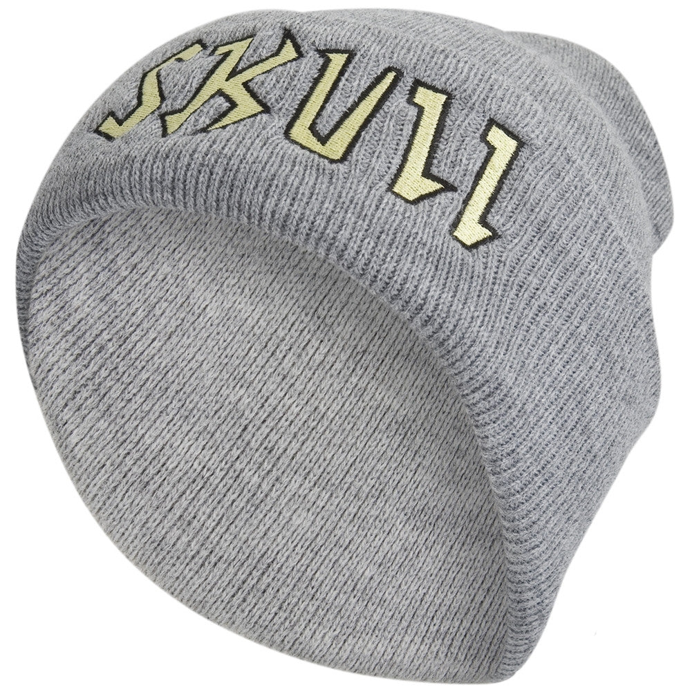 Skull - Grey Knit Hat Knit Hats Old Glory