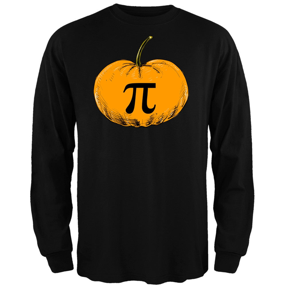 Pumpkin Pi Brown Long Sleeve T-Shirt Men's Long Sleeves Old Glory