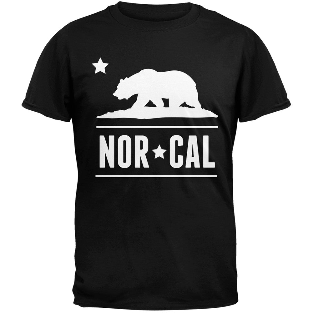 California Republic NorCal Black T-Shirt Men's T-Shirts Old Glory