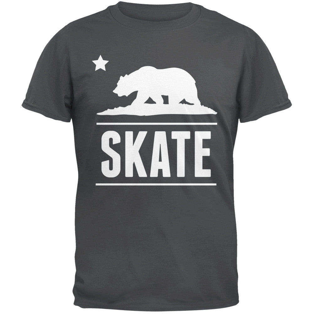 California Republic Skate Black T-Shirt Men's T-Shirts Old Glory