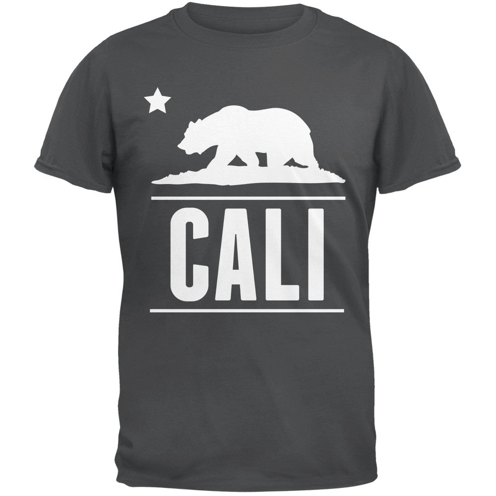 California Republic Cali Black T-Shirt Men's T-Shirts Old Glory