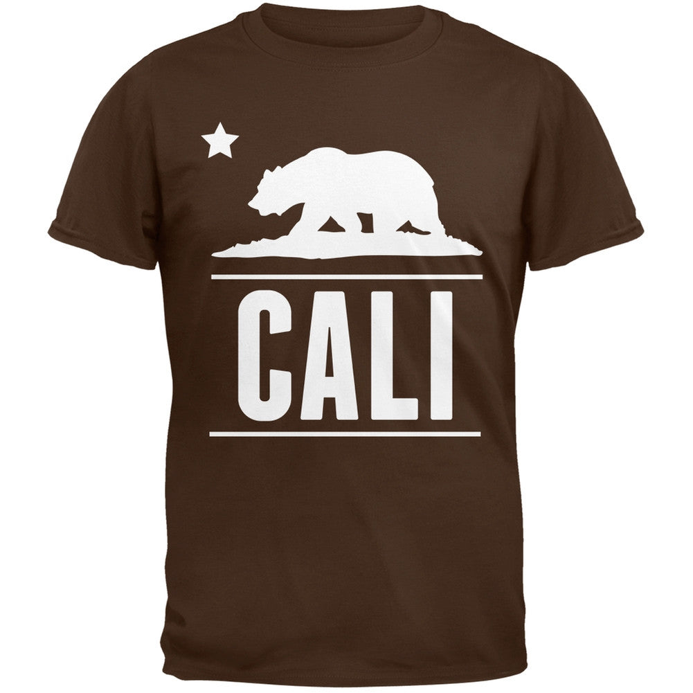 California Republic Cali Black T-Shirt Men's T-Shirts Old Glory