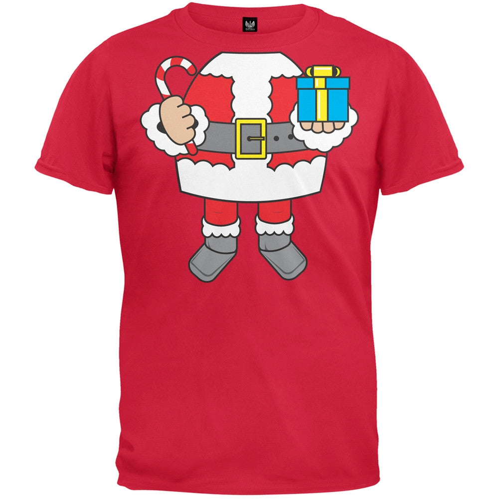 Santa Body Costume Red T-Shirt Men's T-Shirts Old Glory 2XL Red