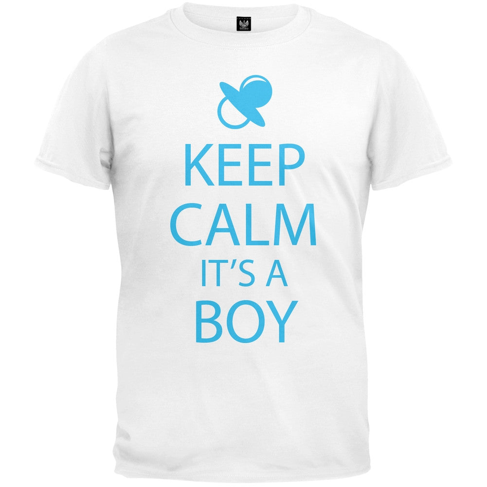 Keep Calm Its A Boy T-Shirt Men's T-Shirts Old Glory