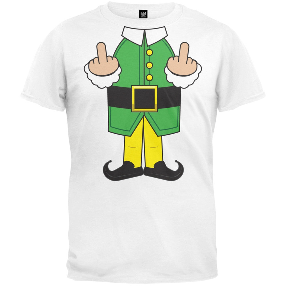 Elf Body Double Bird Costume White T-Shirt Men's T-Shirts Old Glory