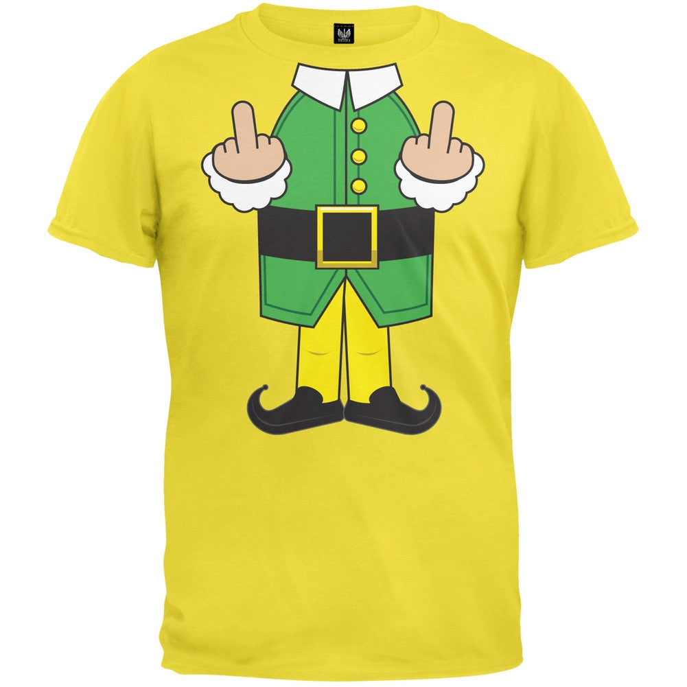 Elf Body Double Bird Costume White T-Shirt Men's T-Shirts Old Glory