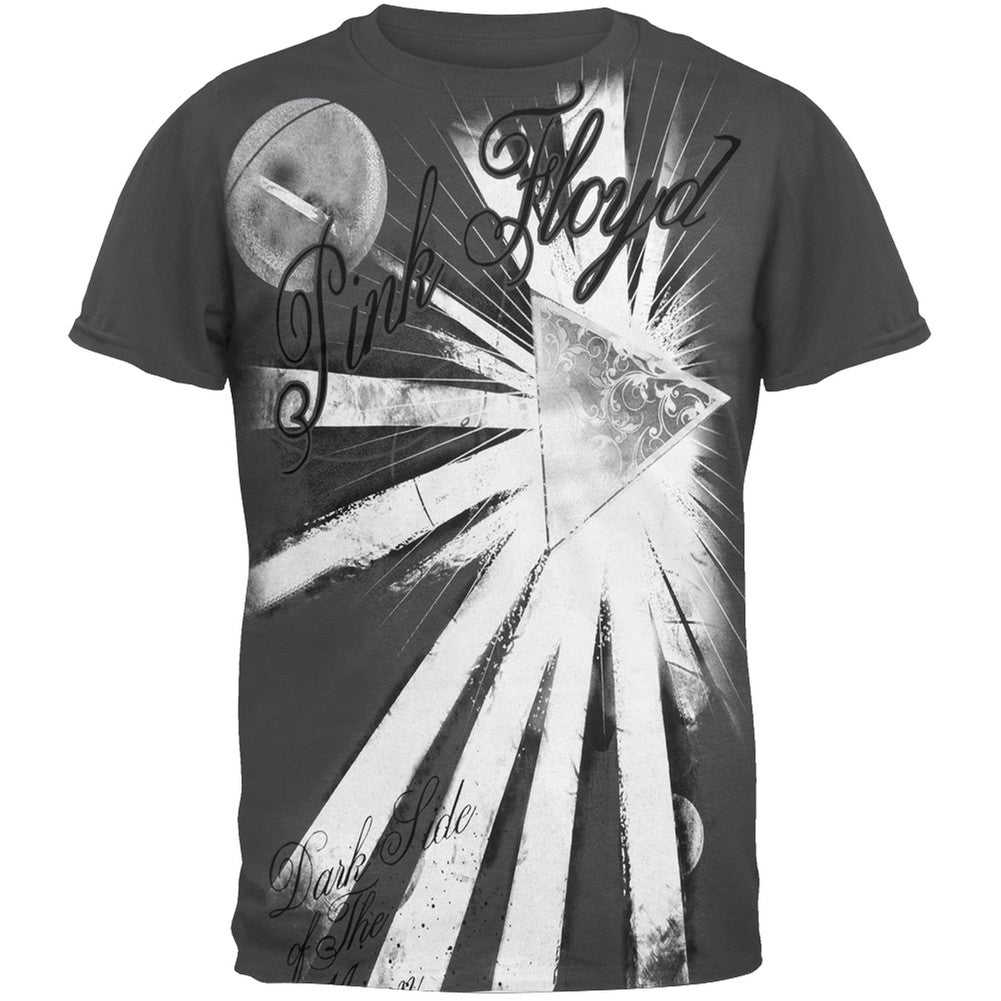 Pink Floyd - Silver Prism T-Shirt Men's T-Shirts Pink Floyd 2XL Grey
