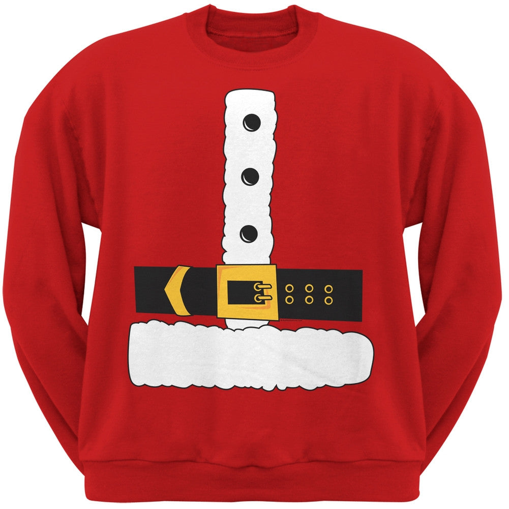 Santa Claus Costume Crew Neck Sweatshirt Men's Sweatshirts Old Glory