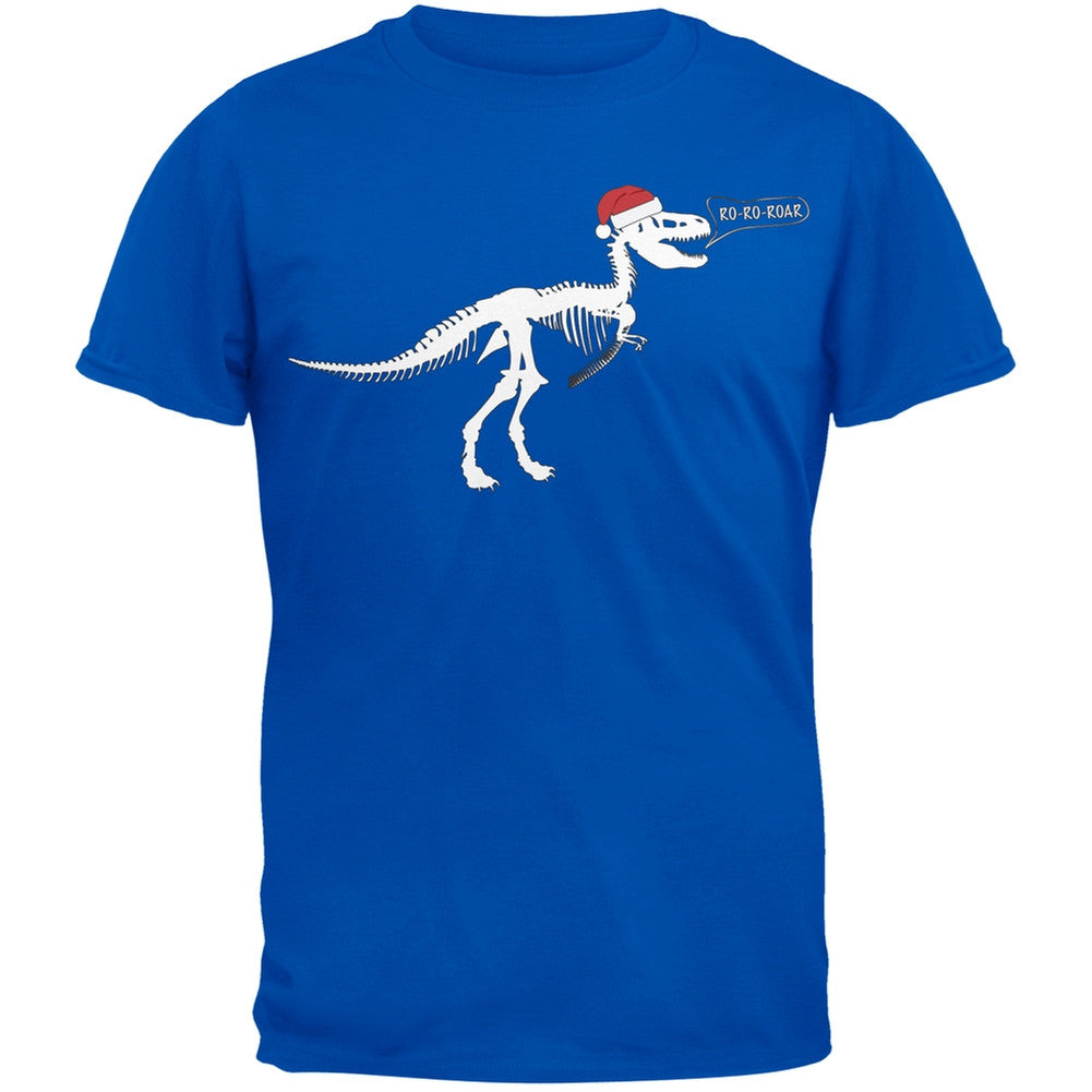 T-Rex Santa Green T-Shirt Men's T-Shirts Old Glory