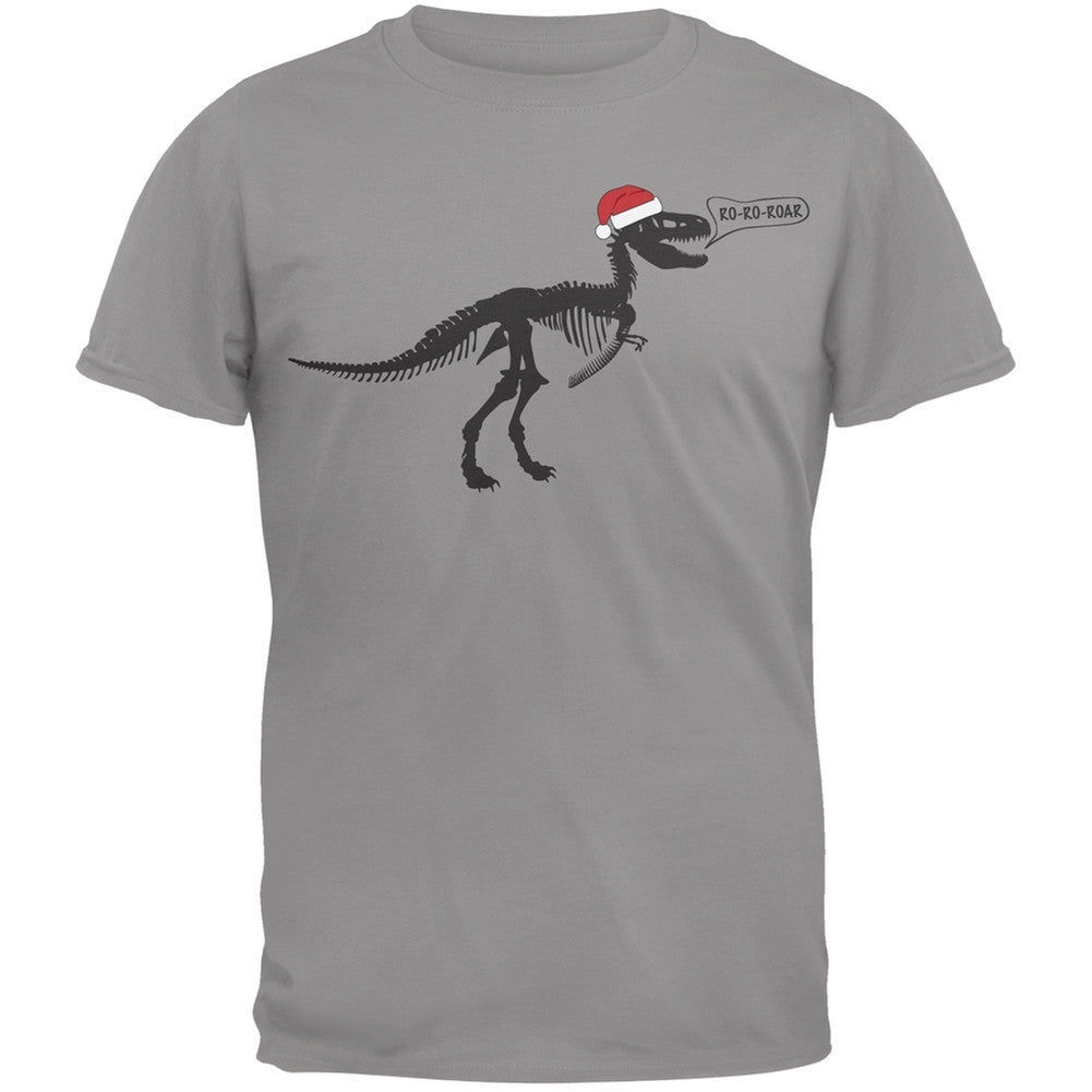 T-Rex Santa Green T-Shirt Men's T-Shirts Old Glory