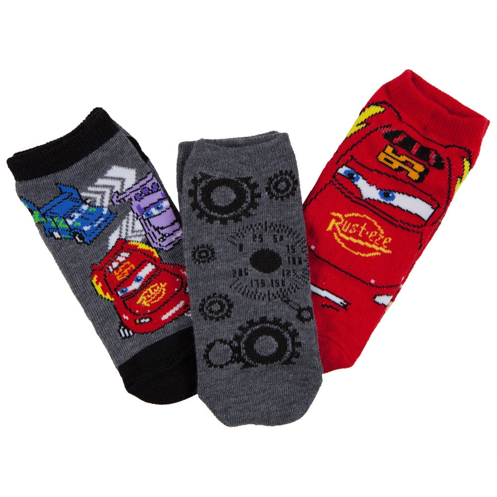 Cars - Racing Kids Boys Socks 3-Pack Juvenile Socks Cars (Movie) 8.5 Multi