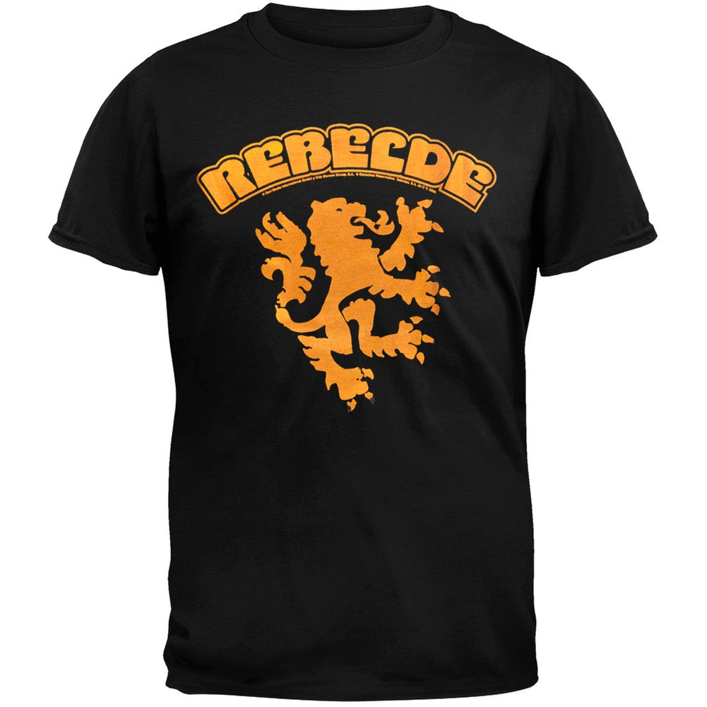 Rebelde - Lion Crest Foil T-Shirt Men's T-Shirts Rebelde SM Black