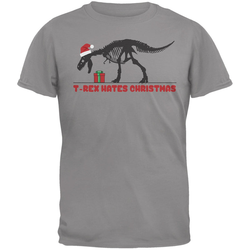 T-Rex Hates Christmas Presents Green Youth T-Shirt Youth T-Shirts Old Glory