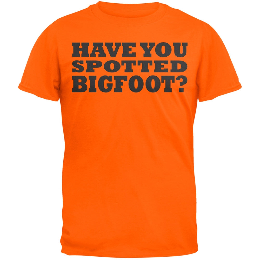 Have You Spotted Big Foot Flip Up Grey Adult T-Shirt Men's T-Shirts Old Glory