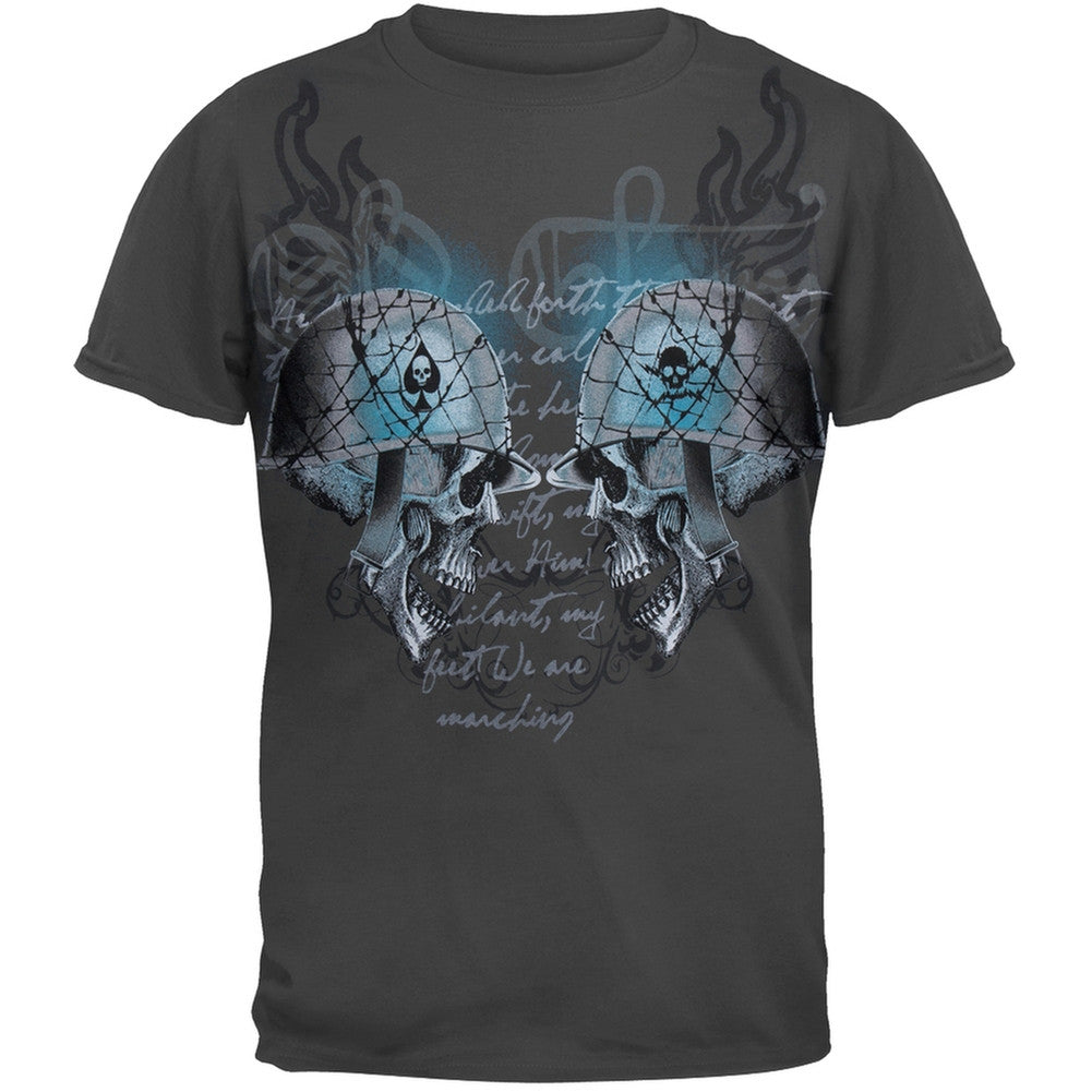Battle Skulls Graphic Youth T-Shirt Youth T-Shirts Old Glory