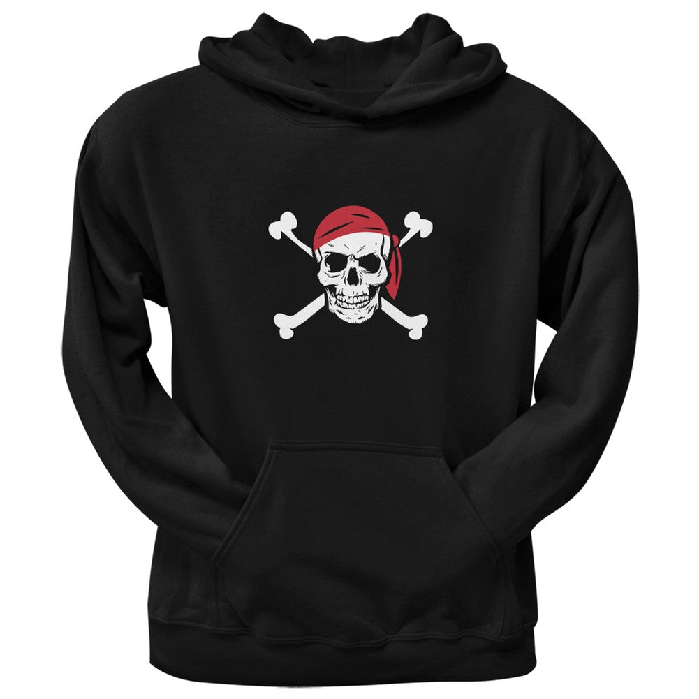 Jolly Roger Black Adult Hoodie Men's Hoodies Old Glory