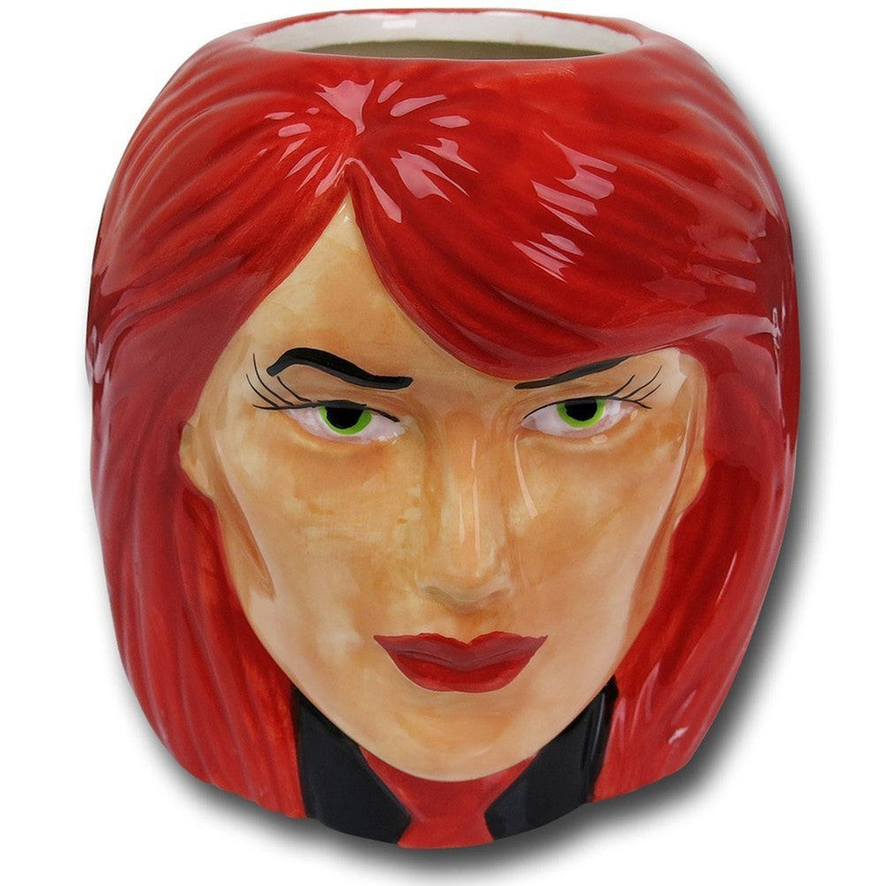 Black Widow - Head Molded Mug Coffee Mugs Old Glory OS Red