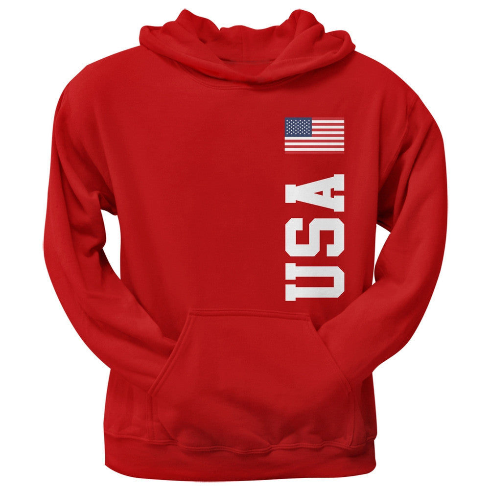 World Cup USA Red Adult Pullover Hoodie Men's Hoodies FIFA