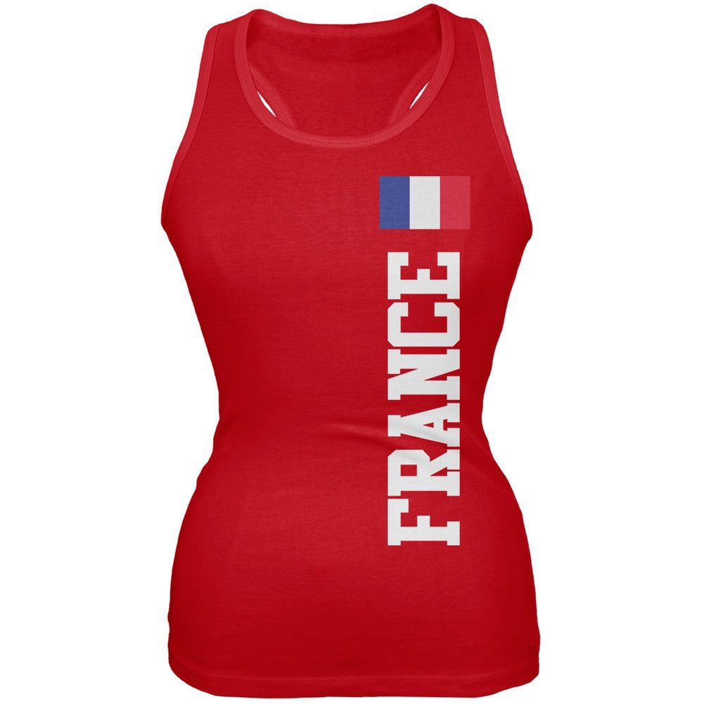 World Cup France Red Juniors Tank Top Juniors Tank Tops FIFA 2XL Red