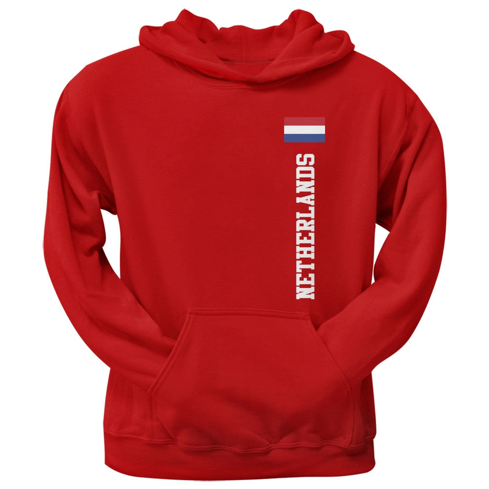 World Cup Netherlands Red Adult Pullover Hoodie Men's Hoodies FIFA