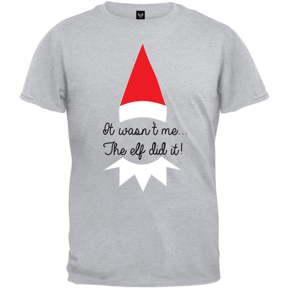 The Elf Did It Black Youth T-Shirt Youth T-Shirts Old Glory