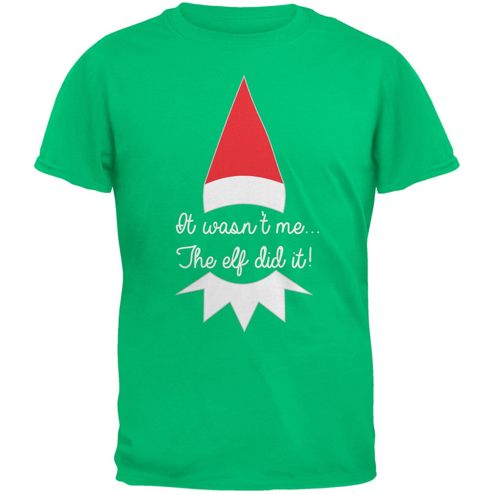 The Elf Did It Black Youth T-Shirt Youth T-Shirts Old Glory