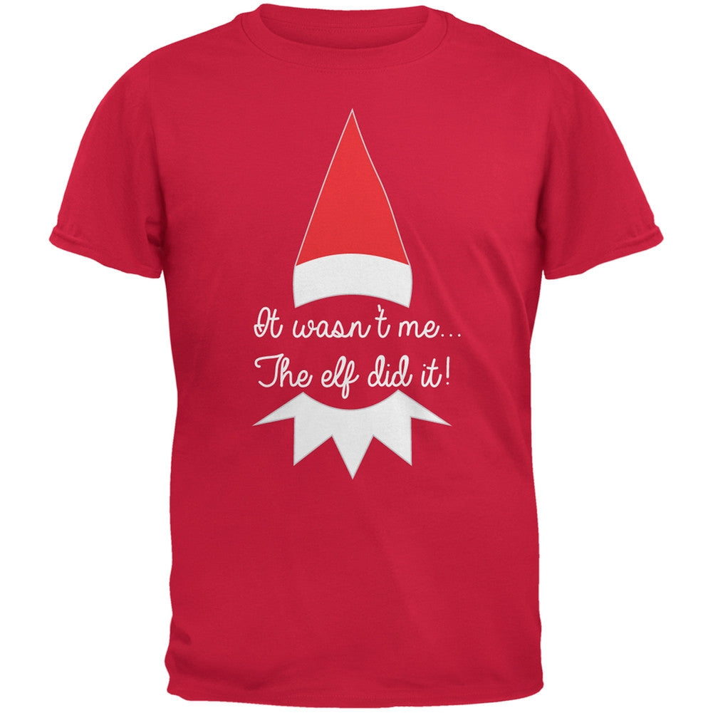 The Elf Did It Black Youth T-Shirt Youth T-Shirts Old Glory