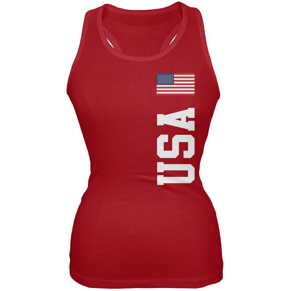 World Cup USA Red Soft Juniors Tank Top Juniors Tank Tops FIFA 2XL Red