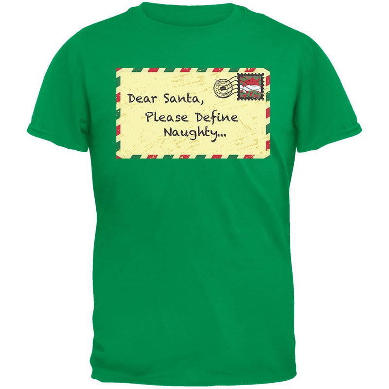 Dear Santa Please Define Naughty Black Youth T-Shirt Youth T-Shirts Old Glory