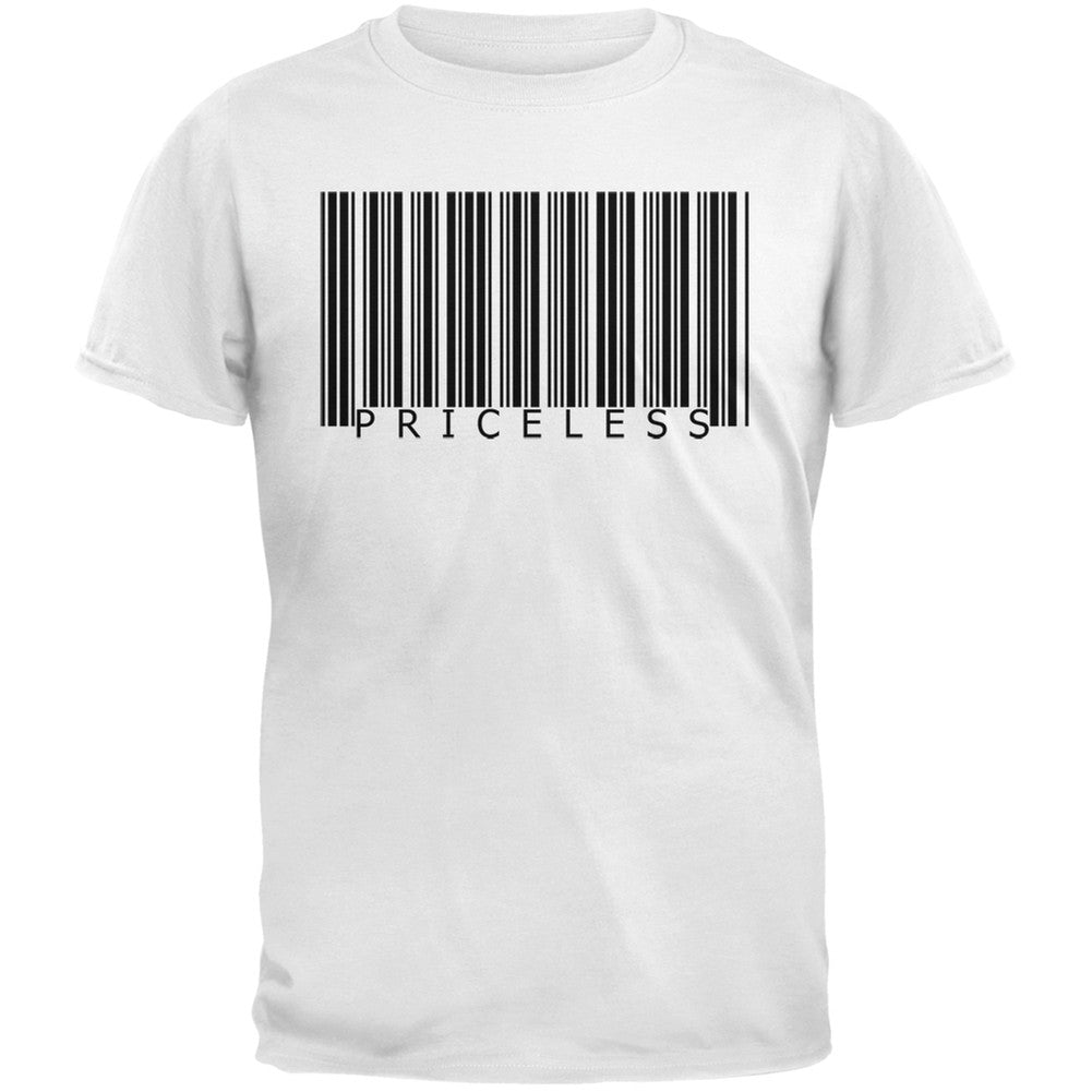 Priceless Barcode White Youth T-Shirt Youth T-Shirts Old Glory