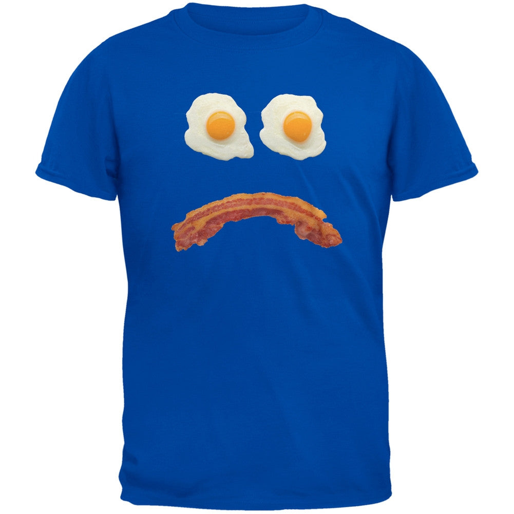 Mr. Sad Face Bacon And Eggs Black Youth T-Shirt Youth T-Shirts Old Glory