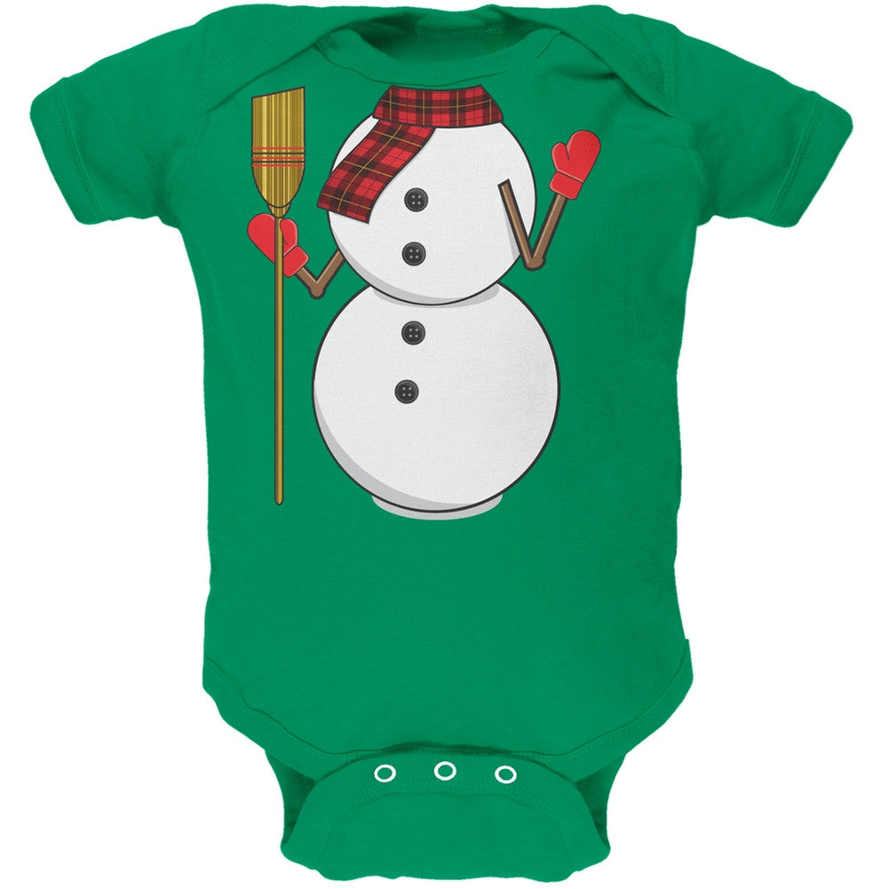 Snowman Body Costume Black Baby One Piece Baby One Piece Old Glory