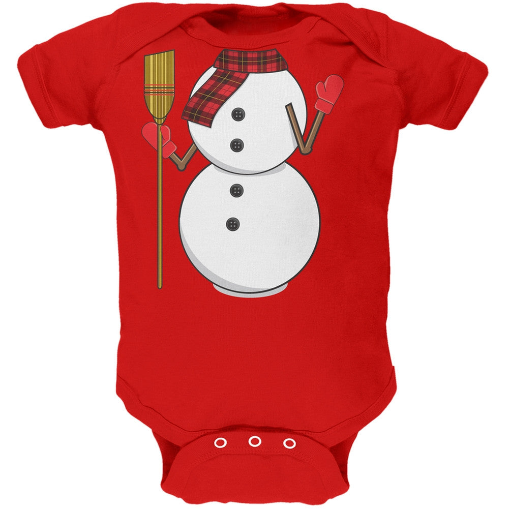 Snowman Body Costume Black Baby One Piece Baby One Piece Old Glory