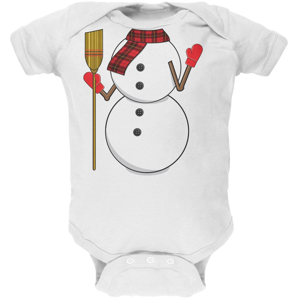 Snowman Body Costume Black Baby One Piece Baby One Piece Old Glory
