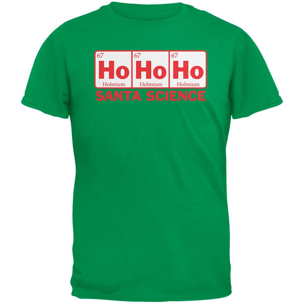 Santa Science Periodic Table Green Youth T-Shirt Youth T-Shirts Old Glory