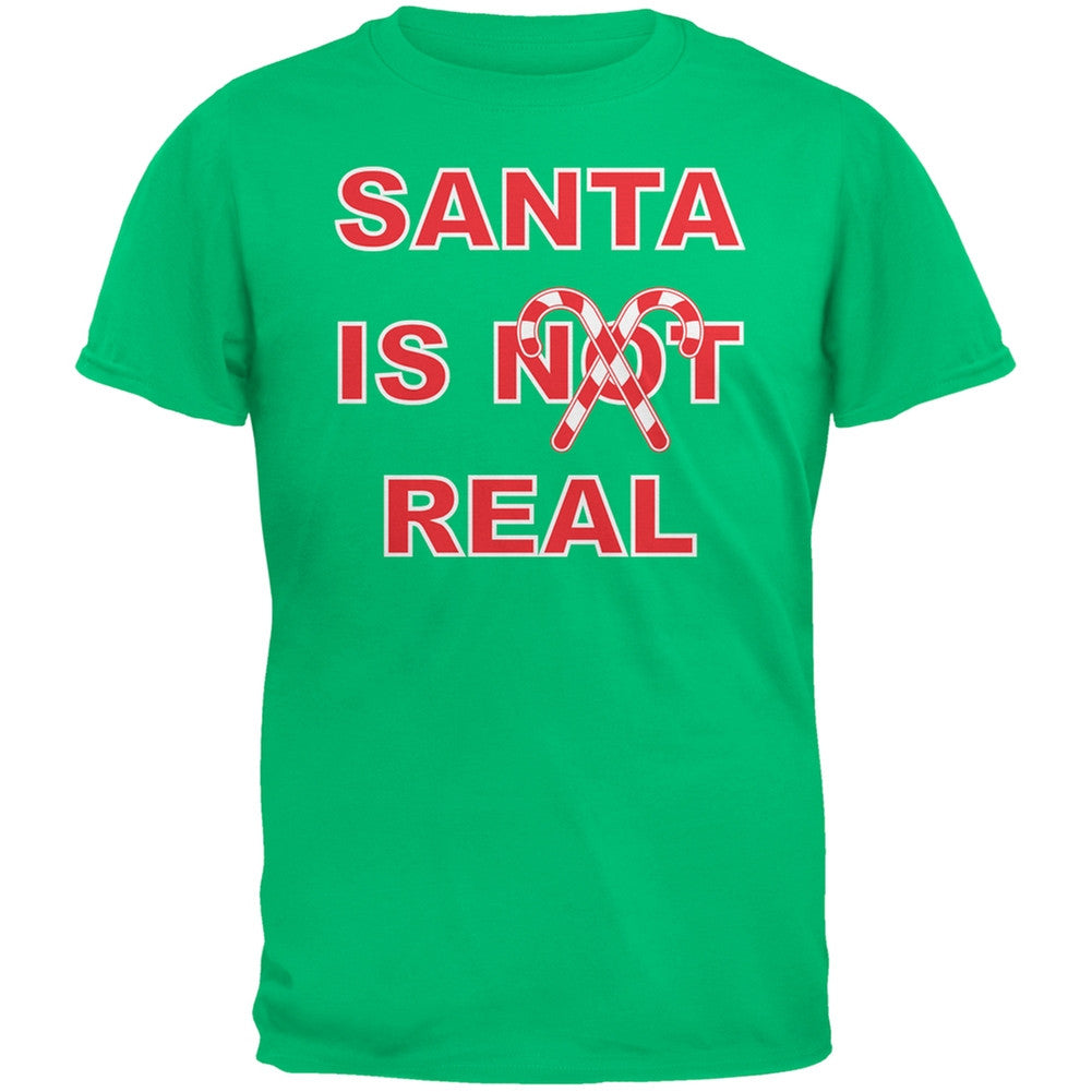 Santa Is Real Green Youth T-Shirt Youth T-Shirts Old Glory