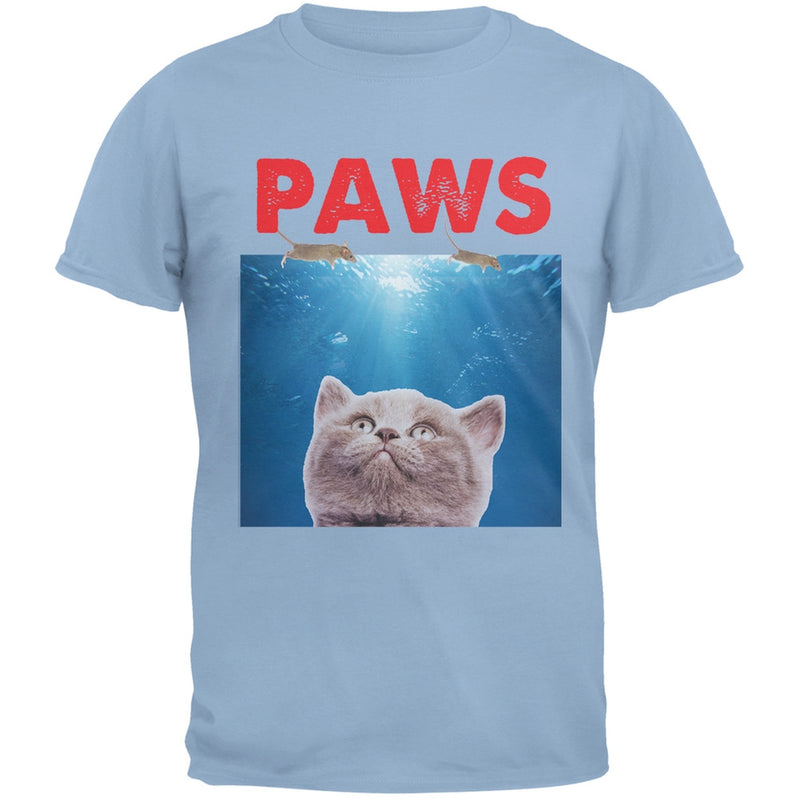 PAWS Black Adult T-Shirt Men's T-Shirts Old Glory