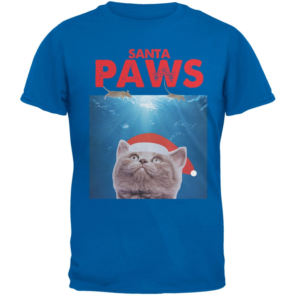 Santa Paws Black Youth T-Shirt Youth T-Shirts Old Glory
