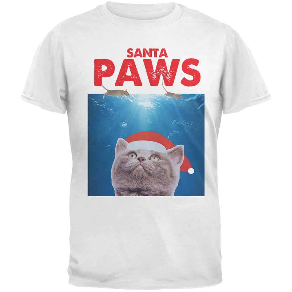 Santa Paws Black Youth T-Shirt Youth T-Shirts Old Glory