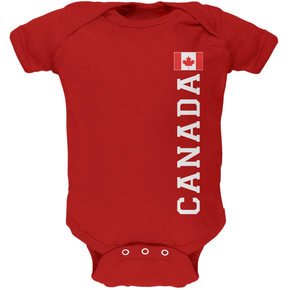 World Cup Canada Red Soft Baby One Piece Baby One Piece FIFA