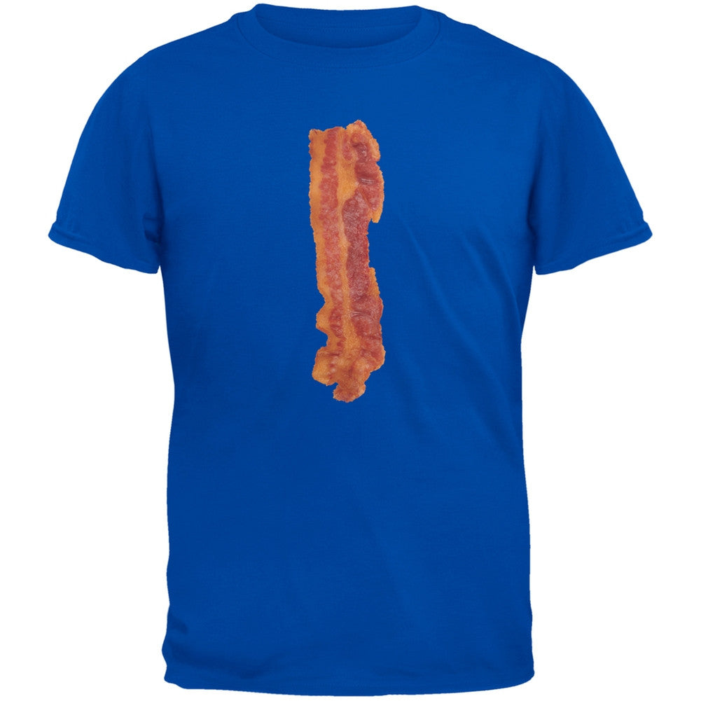 Bacon Strip Black Adult T-Shirt Men's T-Shirts Old Glory