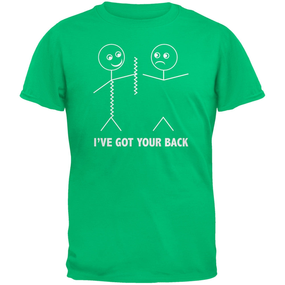 I've Got Your Back Stick Figure Black Youth T-Shirt Youth T-Shirts Old Glory