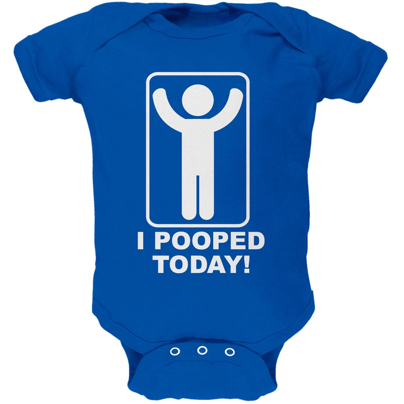 I Pooped Today Black Baby One Piece Baby One Piece Old Glory