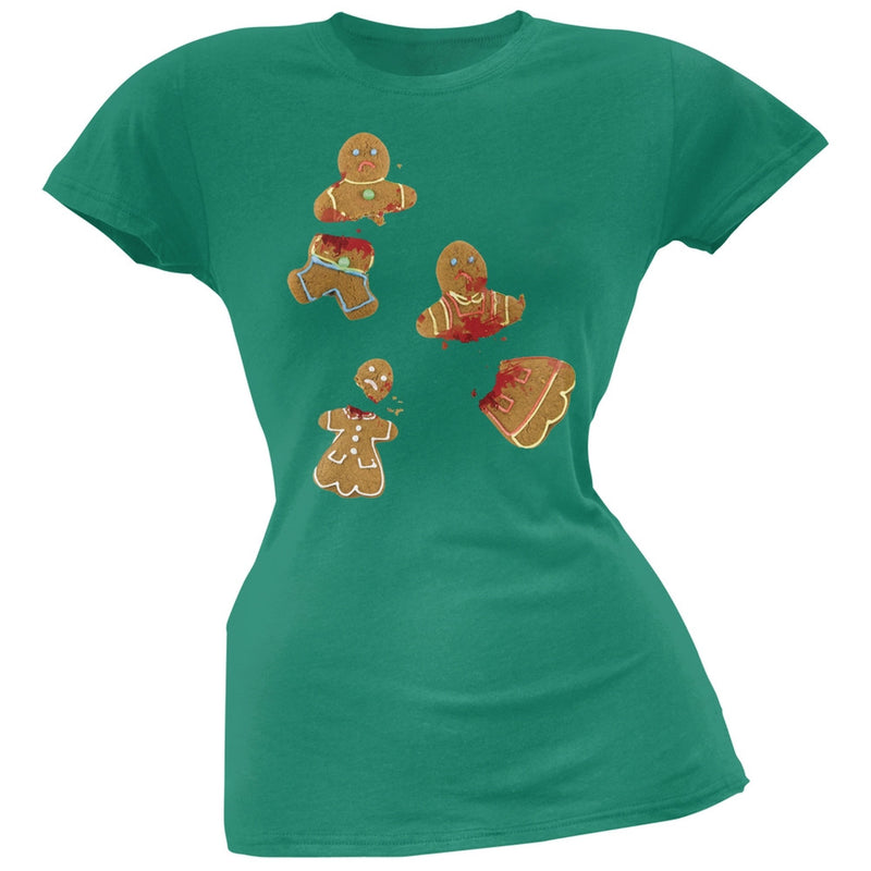 Ginger Bread Massacre Black Juniors T-Shirt Juniors T-Shirts Old Glory