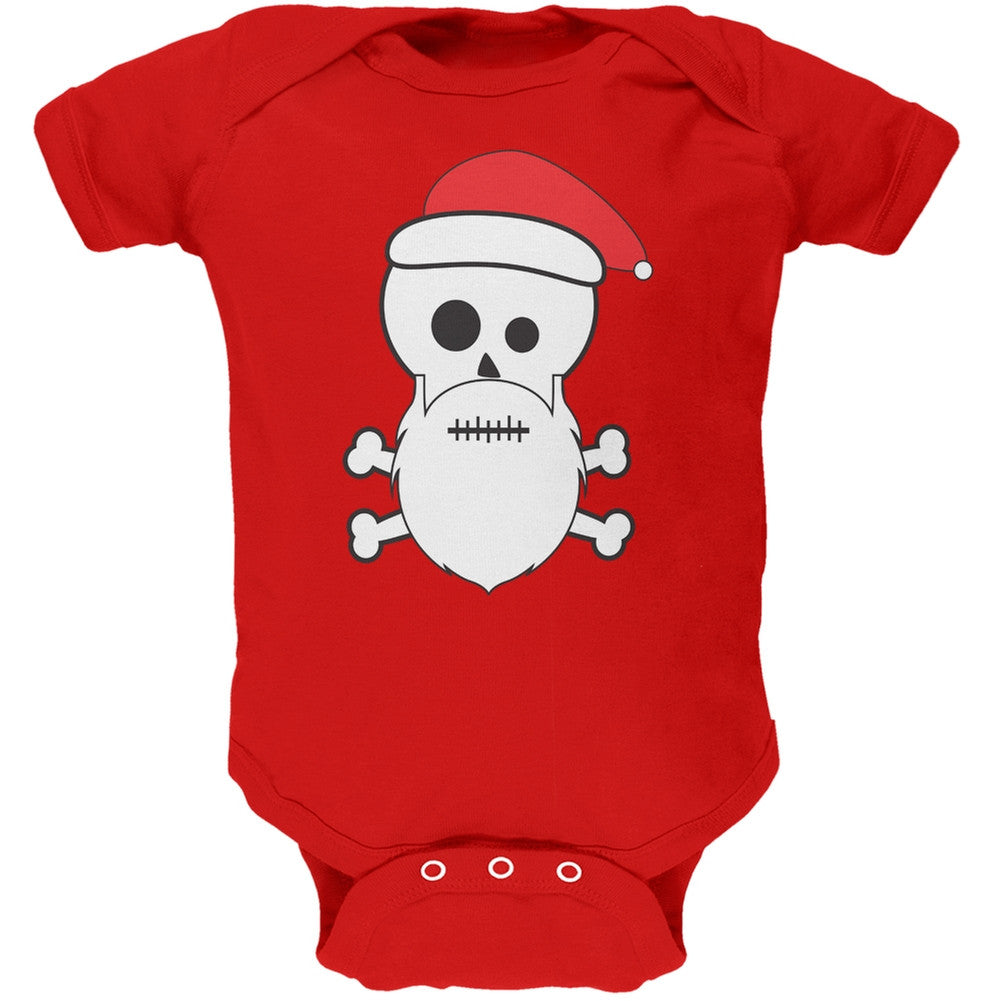 Skull and Crossbones Santa Navy Baby One Piece Baby One Piece Old Glory