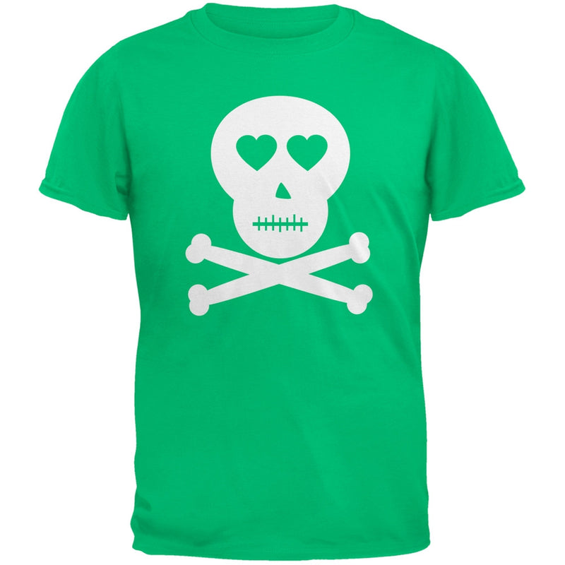 Skull And Crossbones Lovers Black Youth T-Shirt Youth T-Shirts Old Glory